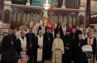 Protopresbyter of Greek Orthodox Archdiocese of America participates in ecumenical prayer service