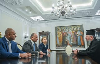 Head of the OCU and Egyptian Ambassadors to Ukraine. Photo: OCU