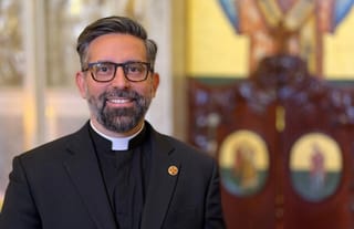 The Rev. Protopresbyter Panagiotis Papazafiropoulos. Photo: Leadership 100