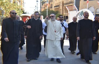 His Eminence Metropolitan Saba is currently abroad, leading a sacred pilgrimage to Jordan and Lebanon that will conclude on July 3, 2025. Accompanying him are 29 current and recently