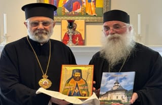 Met. Saba and Archim. Melchisedec. Photo: antiochian.org