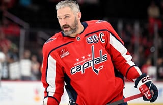 Alex Ovechkin, the NHL's all-time leader in goals scored. Photo: Sporting News