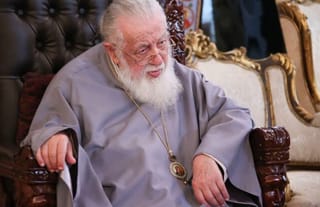 Primate of the Georgian Orthodox Church, Patriarch Ilia II. Photo: orthodoxianewsagency.gr