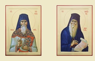 Ss. Nifon (left) and Nektarie (right). Photo: Basilica News Agency