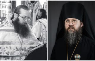Fr. Ignatius Green and His Grace Bp. Irenei. Photo: Holy Trinity Publications