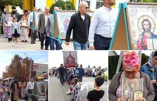 Religious procession in the capital of Gagauzia, September 2024. Photo: laf.md