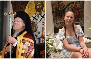 Pat. Bartholomew and Sophia Forchas. Photo: UOJ and Forchas family