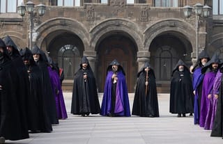 Bishops of the Armenian Church in Etchmiadzin. Photo: mediamax