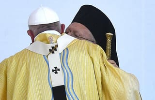 Will Pope Francis and Patriarch Bartholomew test unification in Ukraine? Photo: EPA-EFE/LUCA ZENNARO