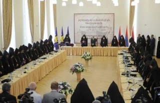 A meeting of the Supreme Spiritual Council of the AAC. Photo: Press Service of the Armenian Apostolic Church