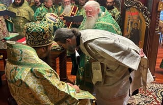 The ordination of Fr. Jonah Evans. Photo: Luke Albanase/UOJ-USA