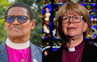 Henry Ndukuba and Sarah Mullally. Source: Facebook
