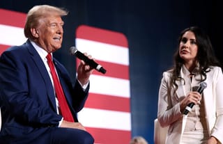 Rep. Anna Paulina Luna with President Donald Trump. Photo: Newsweek