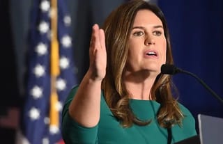 Photo: Arkansas Governor Sarah Huckabee Sanders. Photo: Getty Images