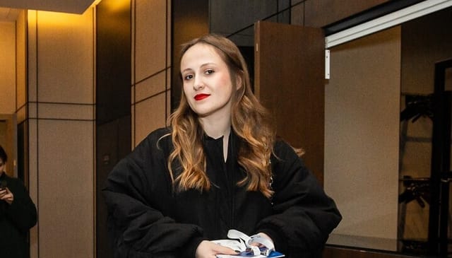 Yana Korniychuk, who "investigated" the monastery-based school. Photo: Yana Korniychuk/Facebook