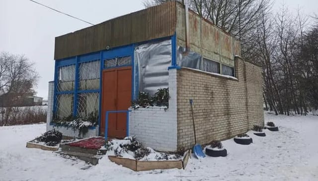 A repurposed facility where prayers are held in the village of Tvorynychi. Photo: Konkuret