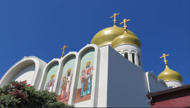 Holy Virgin Cathedral in San Francisco. Photo: viciadaemviajar.com