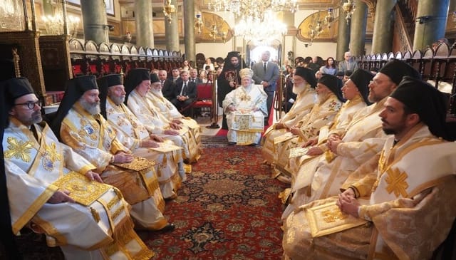 Patriarchal and Synodal Liturgy at the Phanar for the First Ecumenical Council. Photo: Nikos Papachristou/Ecumenical Patriarchate