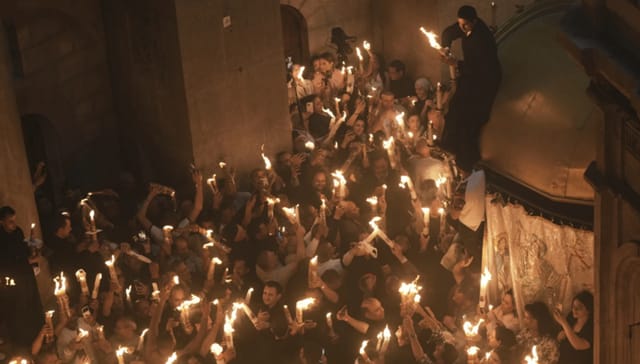 The Holy Fire Descends in Jerusalem: God is With Us!