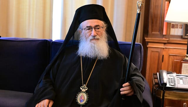 Archbishop Damianos of Sinai. Photo: Orthodoxia News Agency