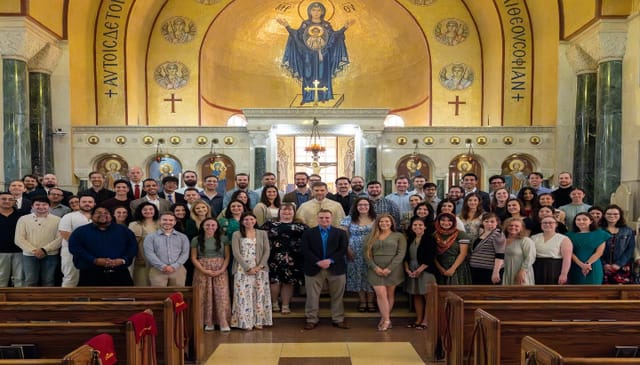 This year's Connect Conference concluded in Washington, D.C. this past Sunday. Attendees are pictured at St. Sophia Greek Orthodox Cathedral. Photo: Connect Conference for Orthodox Young