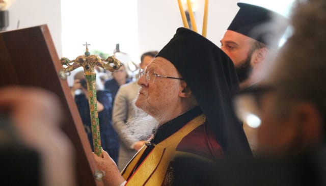 Ecumenical Patriarch Bartholomew during his visit to New York in the fall of 2025. Photo: Aaron Hickman/UOJ-USA