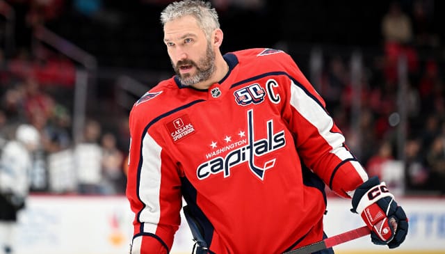 Alex Ovechkin, the NHL's all-time leader in goals scored. Photo: Sporting News