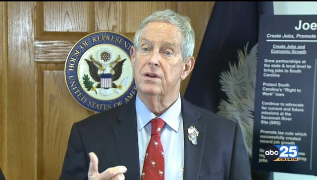 Rep. Joe Wilson. Photo: abccolumbia.com