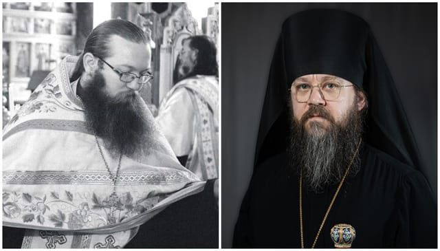 Fr. Ignatius Green and His Grace Bp. Irenei. Photo: Holy Trinity Publications