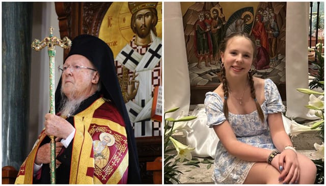 Pat. Bartholomew and Sophia Forchas. Photo: UOJ and Forchas family