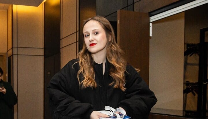 Yana Korniychuk, who "investigated" the monastery-based school. Photo: Yana Korniychuk/Facebook