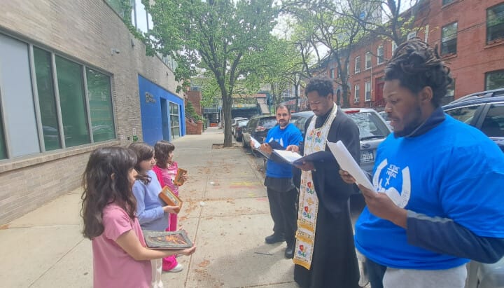 A prayer service organized by the St. John the Forerunner Orthodox Pro-Life Society was held in Queens on April 18. Photo: Orthodox Christians Pro-Life
