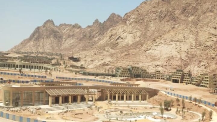 A look at the Great Transfiguration Project, a "grand initiative set to transform the captivating mountainous landscapes of St. Catherine city in South Sinai." Photo: Egypt Today
