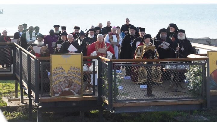 An ecumenical prayer service was held in Turkey on Friday. Photo: N.Papachristou/Ecumenical Patriarchate