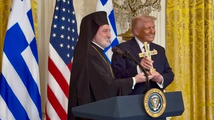 Abp. Elpidophoros: Trump reminds me of Constantine the Great