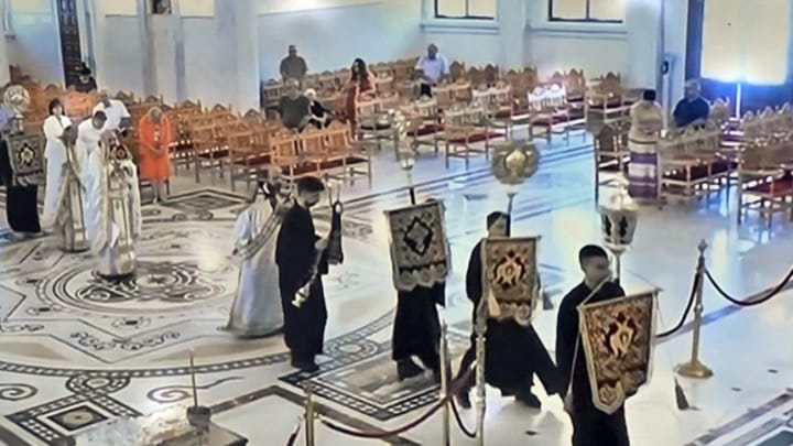 Livestream of the nearly empty Cathedral