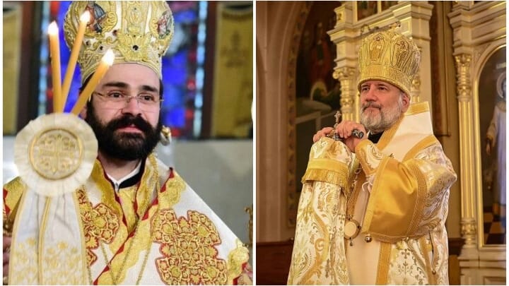 Met. Nathanael (GOARCH) and Abp. Daniel (OCA).