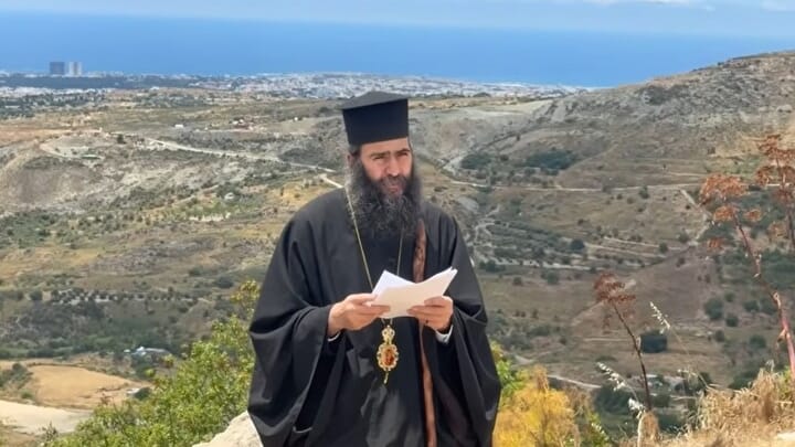 Photo: Support of Metropolitan Tychikos of Paphos / YouTube screenshot