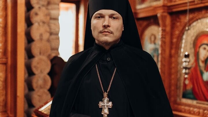 Hieromonk Arseny. Photo: Peschansky Monastery / Facebook