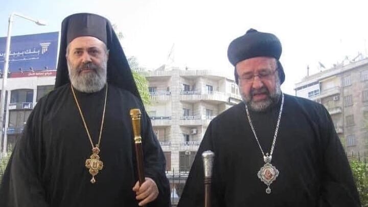 Metr. Boulos Yazigi and Metr. Yohanna Ibrahim. Photo: Gabriel Trayono/X