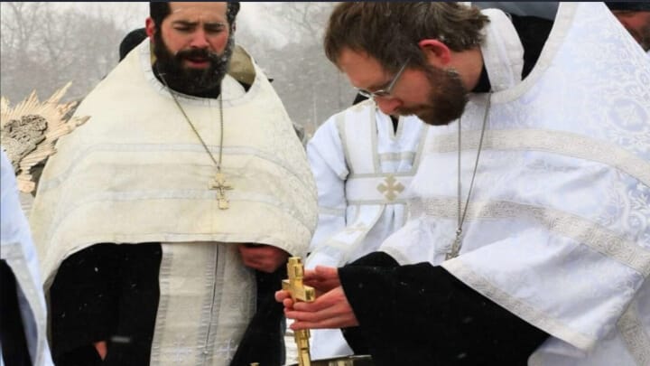 The Blessing of the Waters was celebrated by the faithful of St. Nicholas Church in Mentor, Ohio. Photo: domoca.org