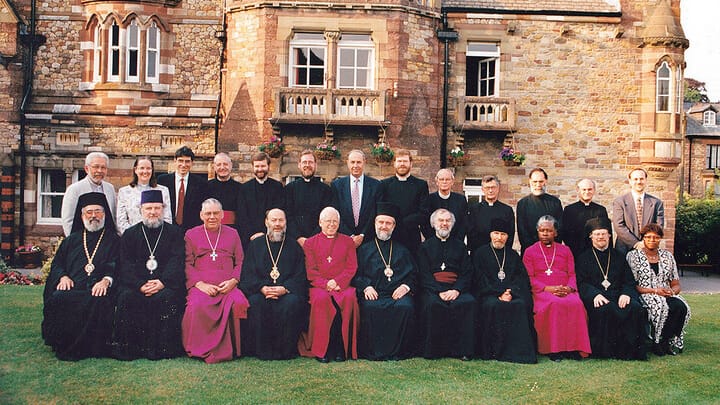 The Commision for Orthodox-Anglican Dialogue in Cardiff, June 1996. Source: zizioulas.org