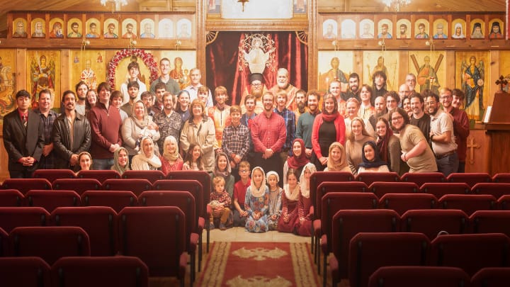 Parishioners of St. Stephen Antiochian Orthodox Church celebrate their patronal feast. Photo: Philip Wilson
