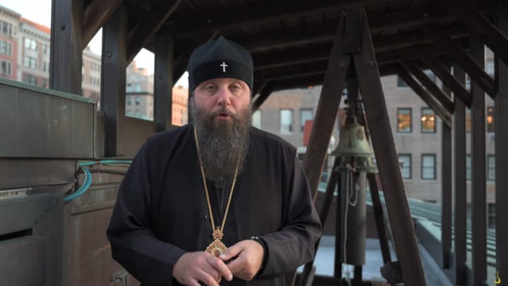 Vladyka Nicholas speaks about the restoration project in a recently released video. Photo: ROCOR/YouTube