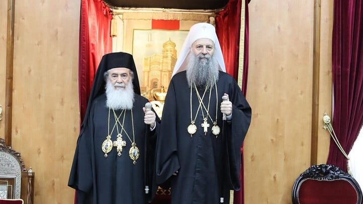 Patriarch Porfirije of Serbia Visits Jerusalem
