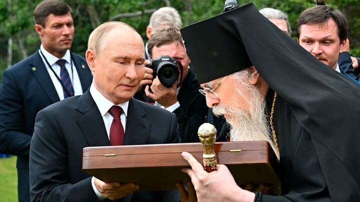 Icon of Peace: The Meeting of Abp. Alexei and Vladimir Putin