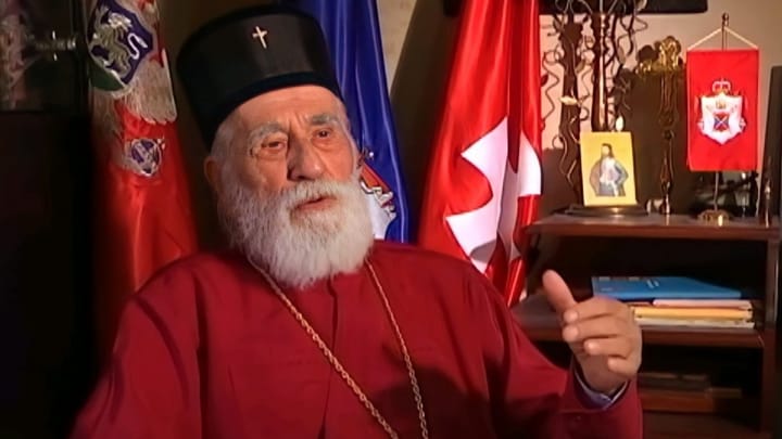 “Metropolitan” Mihailo Dedeić, former head of the schismatic MOC. Photo: nftu.net