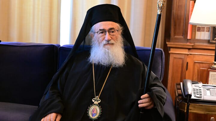 Archbishop Damianos of Sinai. Photo: Orthodoxia News Agency