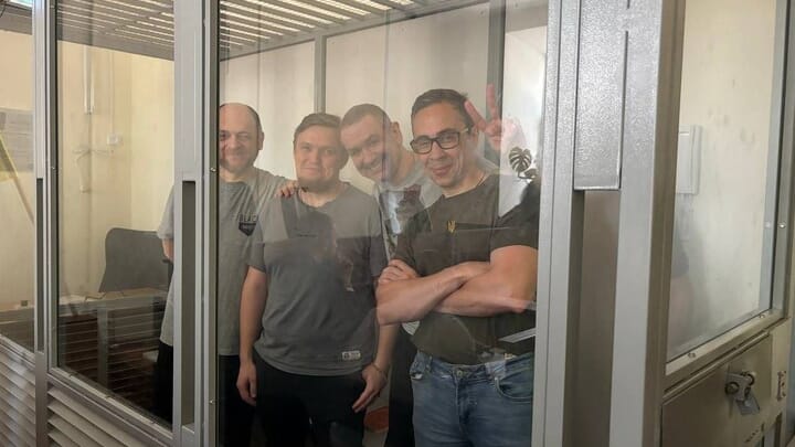 IMAGE: UOJ journalists imprisoned by the FSB.