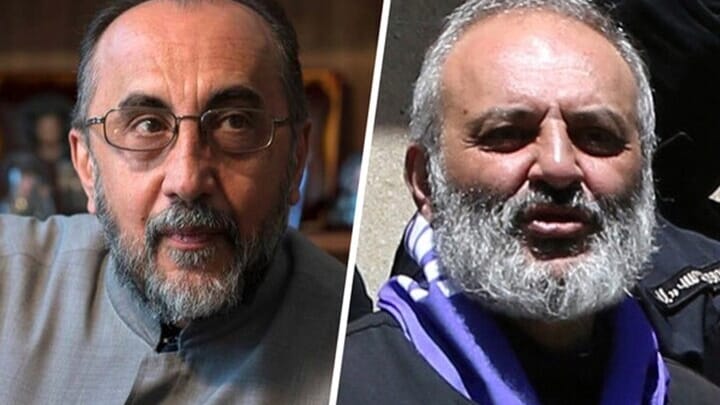 Archbishops Bagrat Galstanyan and Mikayel Ajapahyan. Photo: Sputnik Armenia